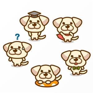 Jelly (Jelly)さんの犬のキャラクターデザインへの提案
