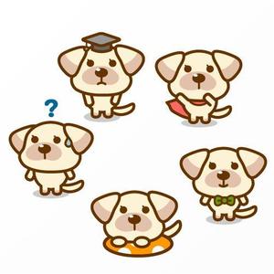 Jelly (Jelly)さんの犬のキャラクターデザインへの提案