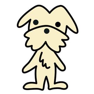 びじつぶ (bijitubu)さんの犬のキャラクターデザインへの提案