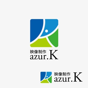 agnes (agnes)さんの映像制作会社「映像制作 azur.K」のロゴへの提案