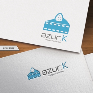 Design-Base ()さんの映像制作会社「映像制作 azur.K」のロゴへの提案