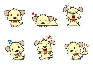 nakaco (nakaco)さんの犬のキャラクターデザインへの提案