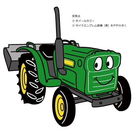 KEYTH (keythcreations)さんの農業機械のトラクターをイメージしたキャラクターを募集します！への提案