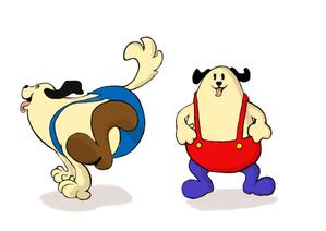 calcula (calcula)さんの犬のキャラクターデザインへの提案
