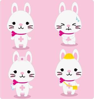 ruis110930さんの春日丘動物病院（犬、猫、うさぎ、小鳥）のキャラクターデザインへの提案
