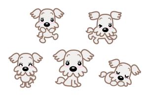 mimika (mimika)さんの犬のキャラクターデザインへの提案