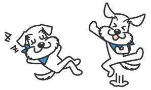 キーウィ (chara-mill)さんの犬のキャラクターデザインへの提案