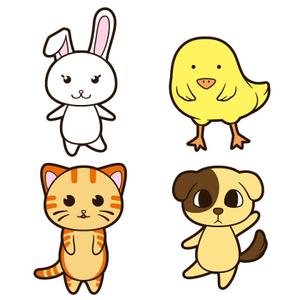 funinekoさんの春日丘動物病院（犬、猫、うさぎ、小鳥）のキャラクターデザインへの提案