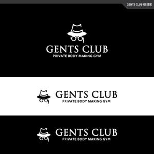 take5-design (take5-design)さんの男性専用プライベートジム「GENTS CLUB」のロゴへの提案
