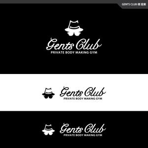 take5-design (take5-design)さんの男性専用プライベートジム「GENTS CLUB」のロゴへの提案