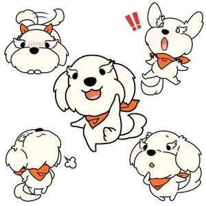 アパルトマン製作部 (otomosan)さんの犬のキャラクターデザインへの提案