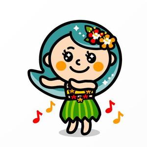 Jelly (Jelly)さんのフラダンス教室のキャラクターデザインへの提案