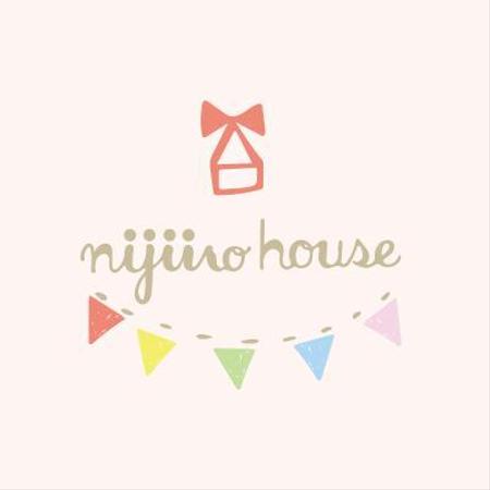 sai ()さんのアクセサリーショップ「nijiiro house」のロゴへの提案