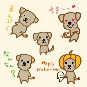 sai ()さんの犬のキャラクターデザインへの提案