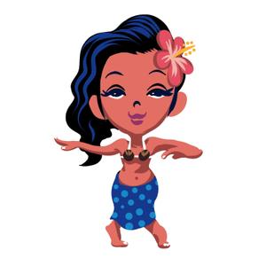 kropsworkshop (krops)さんのフラダンス教室のキャラクターデザインへの提案