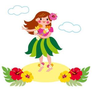 Little Sparrow ()さんのフラダンス教室のキャラクターデザインへの提案