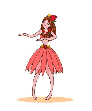 mimika (mimika)さんのフラダンス教室のキャラクターデザインへの提案