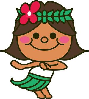ラブインコ (loveinko)さんのフラダンス教室のキャラクターデザインへの提案