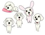 KA-Designさんの犬のキャラクターデザインへの提案