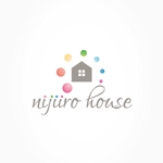 mzy001さんのアクセサリーショップ「nijiiro house」のロゴへの提案