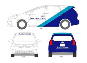 加藤　寛 (sp7d75q9)さんのカーラッピング 社用車のデザインへの提案
