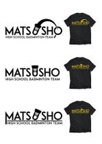 GUCH (answerKD)さんの高校バドミントン部　Tシャツ、ロゴのデザインへの提案