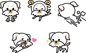 けんち蛍（けい） (ichi-bit)さんの犬のキャラクターデザインへの提案