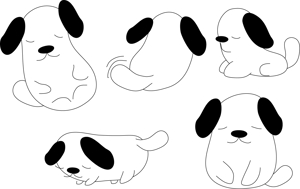 kanboo (kanna-bamboo)さんの犬のキャラクターデザインへの提案