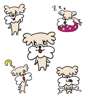 ナンシースカーレット ()さんの犬のキャラクターデザインへの提案