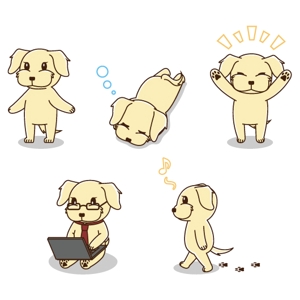 井上いのり (inori_creators)さんの犬のキャラクターデザインへの提案