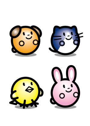 ジーシーデザイン (myarsuke)さんの春日丘動物病院（犬、猫、うさぎ、小鳥）のキャラクターデザインへの提案