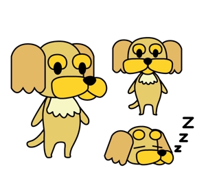 su_design (cheesetripcheaptrick)さんの犬のキャラクターデザインへの提案