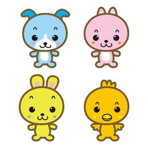 IKOHS DESIGN (ikohs-design)さんの春日丘動物病院（犬、猫、うさぎ、小鳥）のキャラクターデザインへの提案