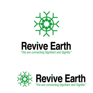 さんの「Revive Earth "We are connecting Signifiant and Signifie."」のロゴ作成への提案