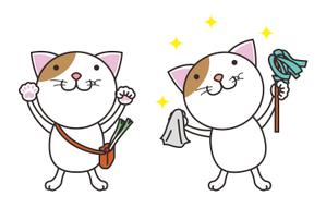 Illustrator kaine（カイネ） (0_kaine_0)さんの猫のキャラクターデザインへの提案