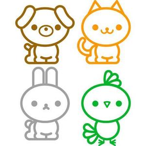 Le-ciel (gui_le-ciel)さんの春日丘動物病院（犬、猫、うさぎ、小鳥）のキャラクターデザインへの提案