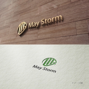 coco design (tomotin)さんの不動産管理会社「May Storm」のロゴの制作依頼です。への提案