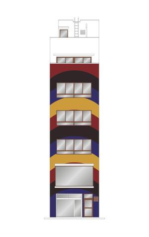 ホンマ (HONMA)さんのビル外観塗装デザインへの提案