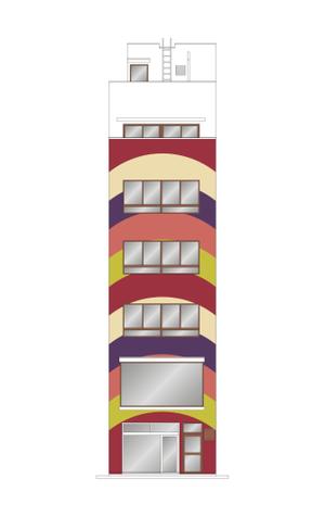 ホンマ (HONMA)さんのビル外観塗装デザインへの提案