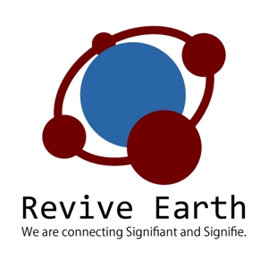 じんぺー (jinpei)さんの「Revive Earth "We are connecting Signifiant and Signifie."」のロゴ作成への提案