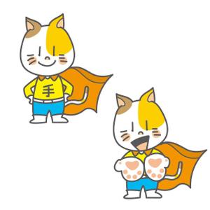 さんの猫のキャラクターデザインへの提案