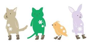 hb_design (honeybee_studio)さんの春日丘動物病院（犬、猫、うさぎ、小鳥）のキャラクターデザインへの提案