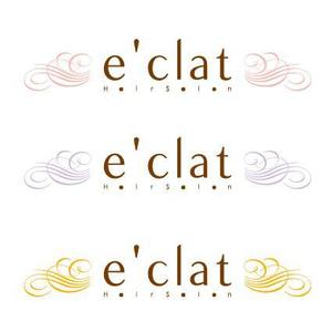 m_mexicanさんの「e'clat」のロゴ作成への提案