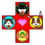 makorinzさんの春日丘動物病院（犬、猫、うさぎ、小鳥）のキャラクターデザインへの提案