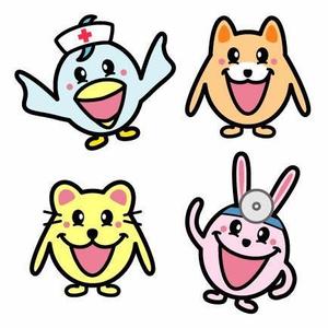 str-labelさんの春日丘動物病院（犬、猫、うさぎ、小鳥）のキャラクターデザインへの提案
