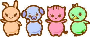 さんの春日丘動物病院（犬、猫、うさぎ、小鳥）のキャラクターデザインへの提案