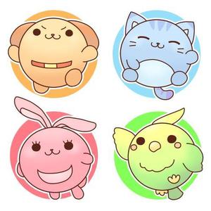 toto_osero (toto_osero)さんの春日丘動物病院（犬、猫、うさぎ、小鳥）のキャラクターデザインへの提案