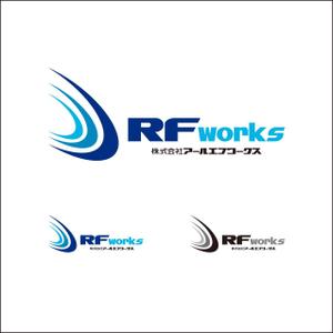 in@w (inaw)さんの無線設計会社「株式会社アールエフワークス」のロゴへの提案