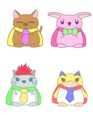 MORI ()さんの春日丘動物病院（犬、猫、うさぎ、小鳥）のキャラクターデザインへの提案