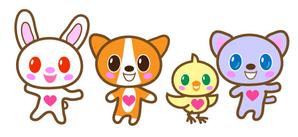 こいけみつえ (mituekoike)さんの春日丘動物病院（犬、猫、うさぎ、小鳥）のキャラクターデザインへの提案